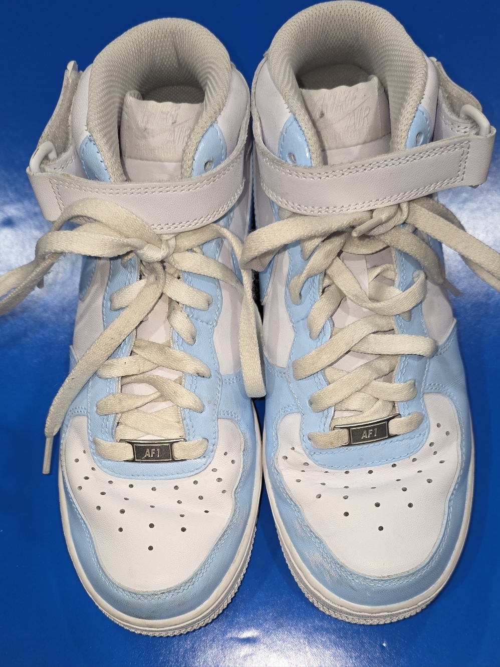 Nike Women’s Custom Air Force 1 High-Top Sneakers Size 8.5 - Picture 2 of 9
